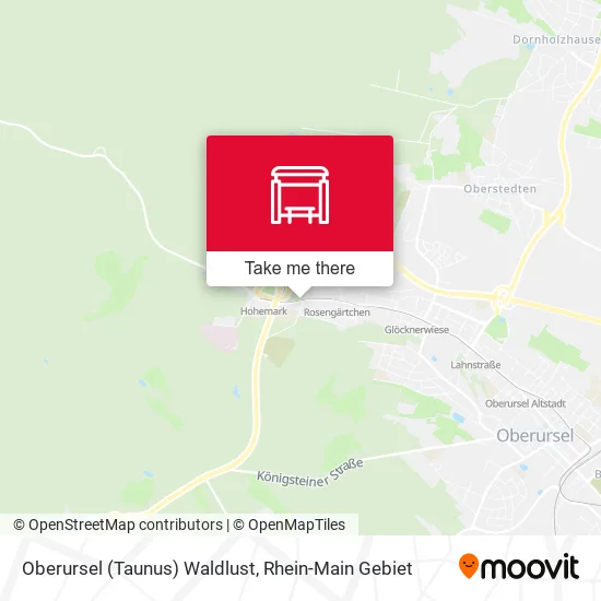 Карта Oberursel (Taunus) Waldlust