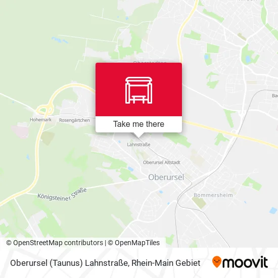 Карта Oberursel (Taunus) Lahnstraße