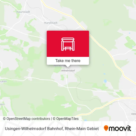 Карта Usingen-Wilhelmsdorf Bahnhof