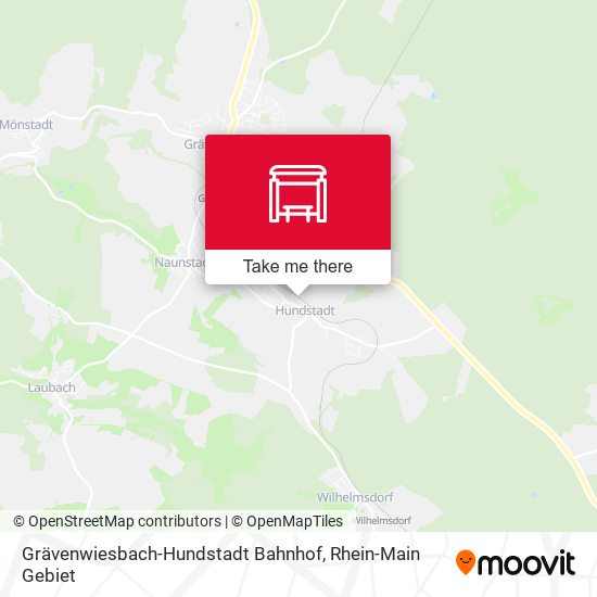 Grävenwiesbach-Hundstadt Bahnhof map