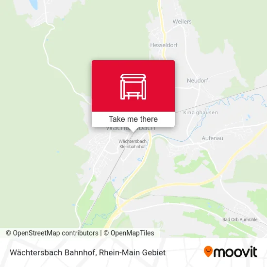 Карта Wächtersbach Bahnhof