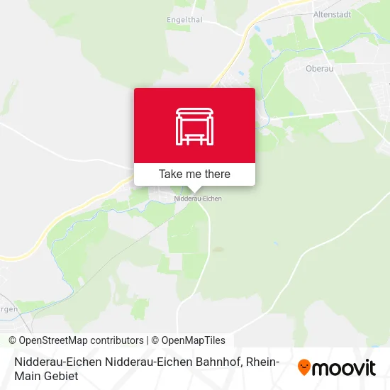 Карта Nidderau-Eichen Nidderau-Eichen Bahnhof