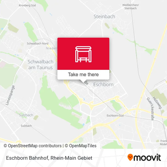Eschborn Bahnhof map