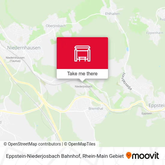 Карта Eppstein-Niederjosbach Bahnhof