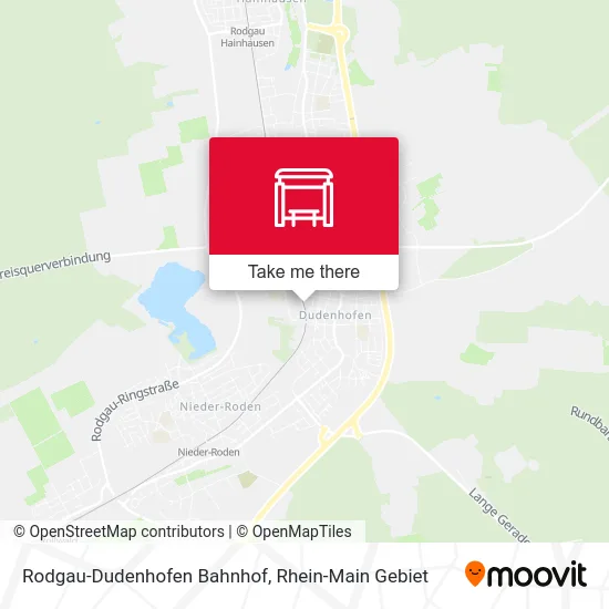 Карта Rodgau-Dudenhofen Bahnhof