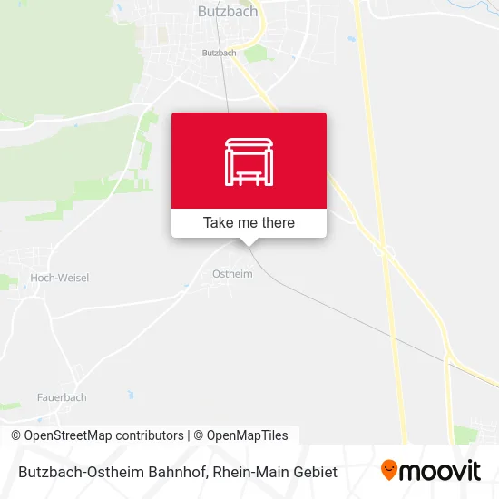 Карта Butzbach-Ostheim Bahnhof