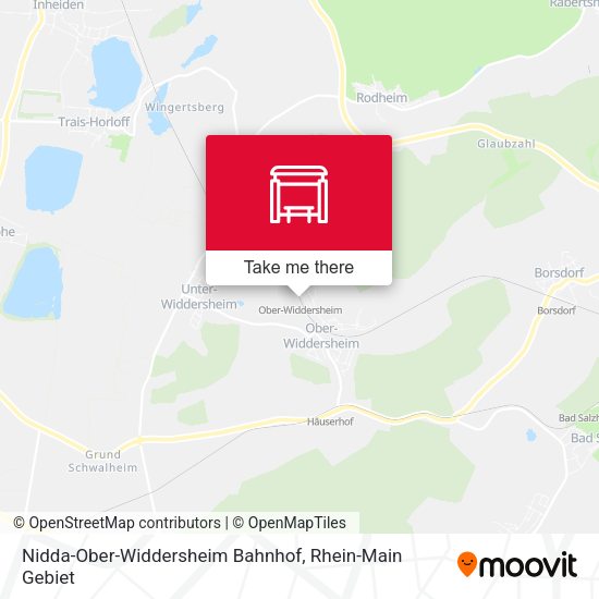 Nidda-Ober-Widdersheim Bahnhof map
