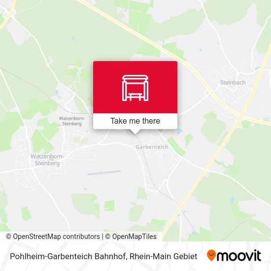 Карта Pohlheim-Garbenteich Bahnhof
