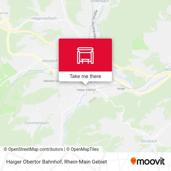 Карта Haiger Obertor Bahnhof