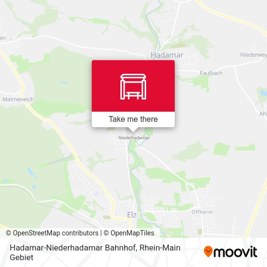 Hadamar-Niederhadamar Bahnhof map