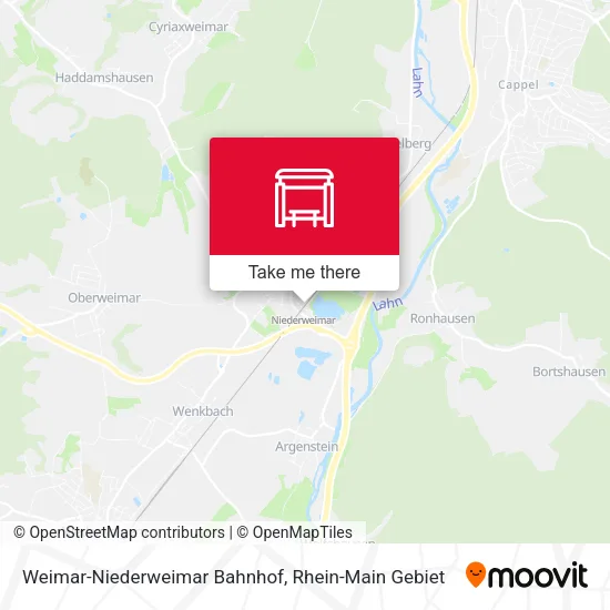 Карта Weimar-Niederweimar Bahnhof