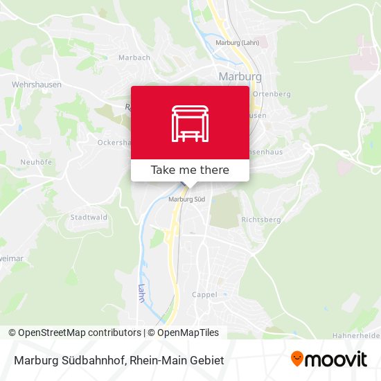 Marburg Südbahnhof map