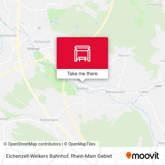 Eichenzell-Welkers Bahnhof map