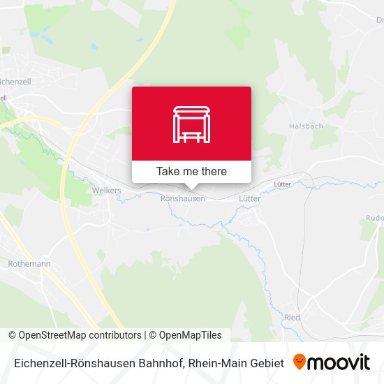 Карта Eichenzell-Rönshausen Bahnhof