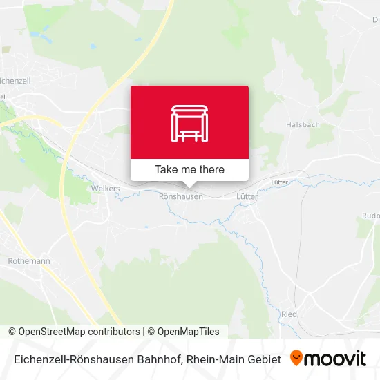 Карта Eichenzell-Rönshausen Bahnhof