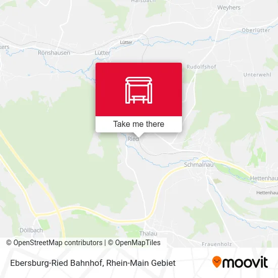 Карта Ebersburg-Ried Bahnhof