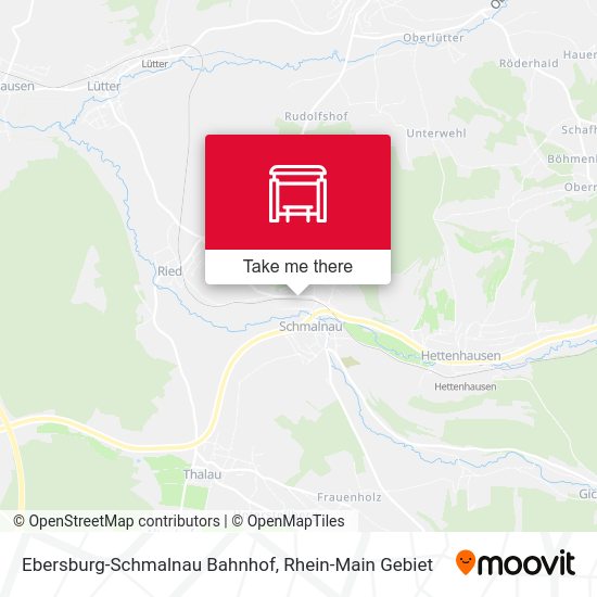 Ebersburg-Schmalnau Bahnhof map