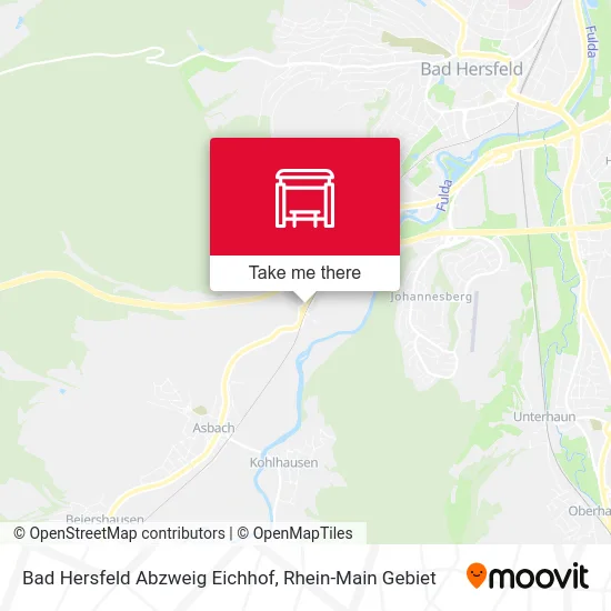 Карта Bad Hersfeld Abzweig Eichhof