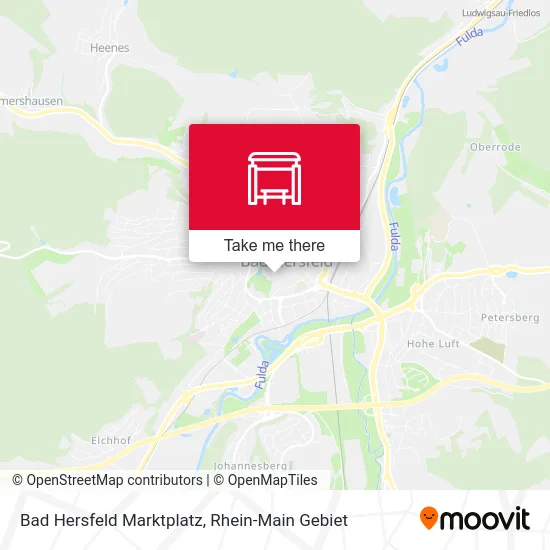 Карта Bad Hersfeld Marktplatz