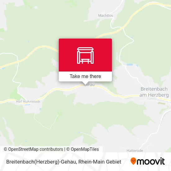 Карта Breitenbach(Herzberg)-Gehau