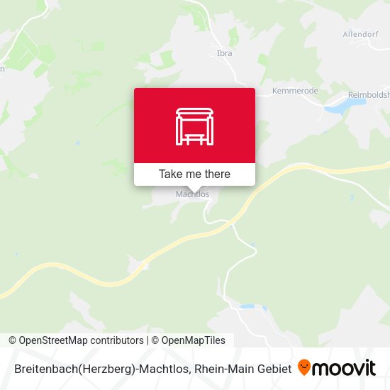 Breitenbach(Herzberg)-Machtlos map