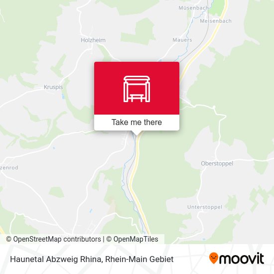 Карта Haunetal Abzweig Rhina