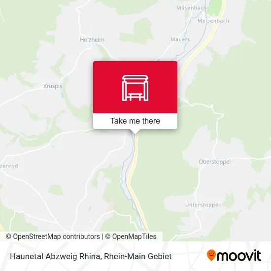 Карта Haunetal Abzweig Rhina