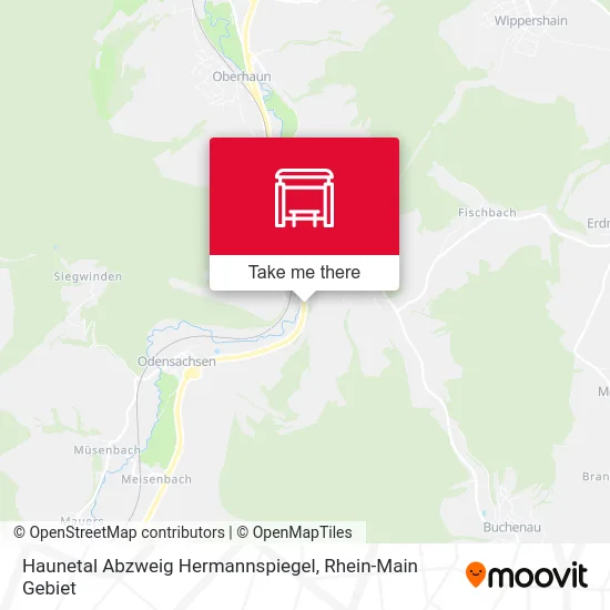 Карта Haunetal Abzweig Hermannspiegel