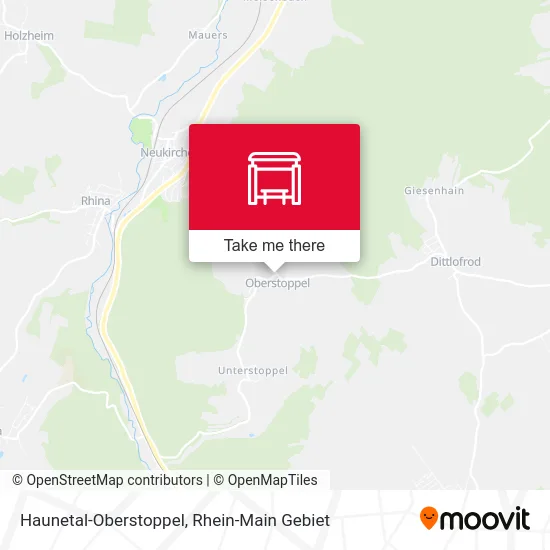 Карта Haunetal-Oberstoppel