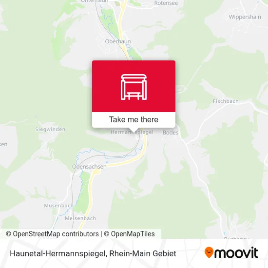 Карта Haunetal-Hermannspiegel