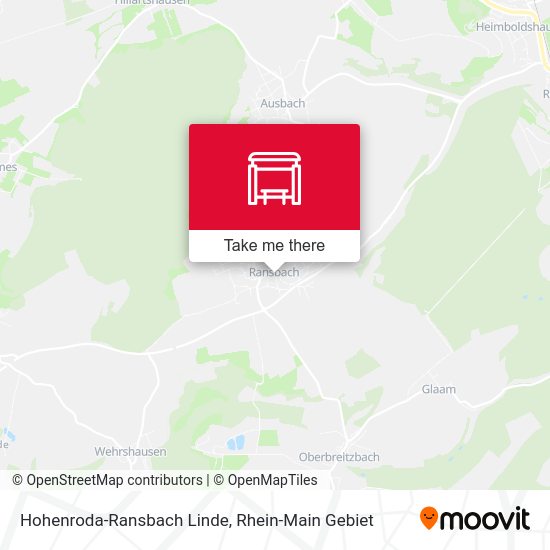 Карта Hohenroda-Ransbach Linde