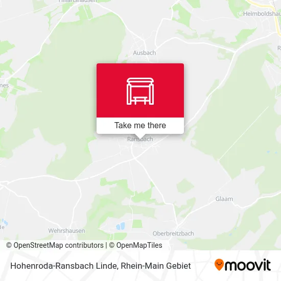 Карта Hohenroda-Ransbach Linde