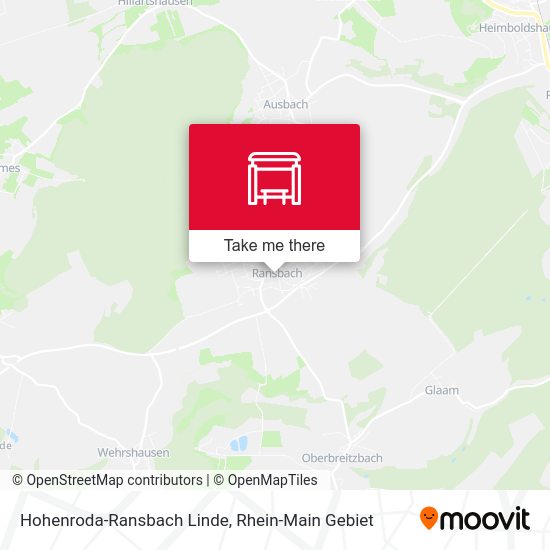 Карта Hohenroda-Ransbach Linde