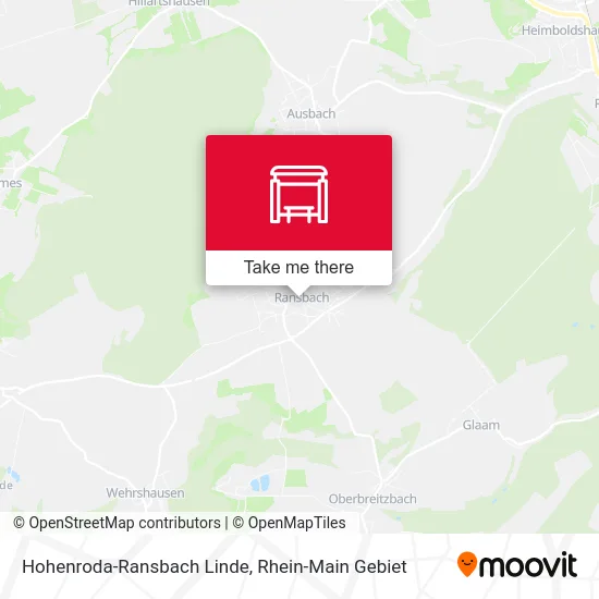 Карта Hohenroda-Ransbach Linde