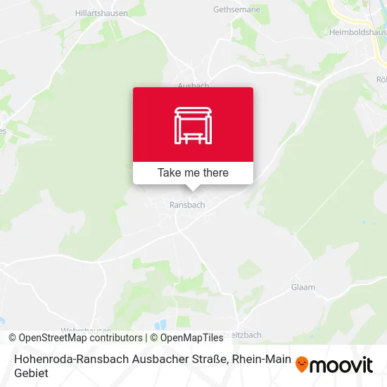 Карта Hohenroda-Ransbach Ausbacher Straße
