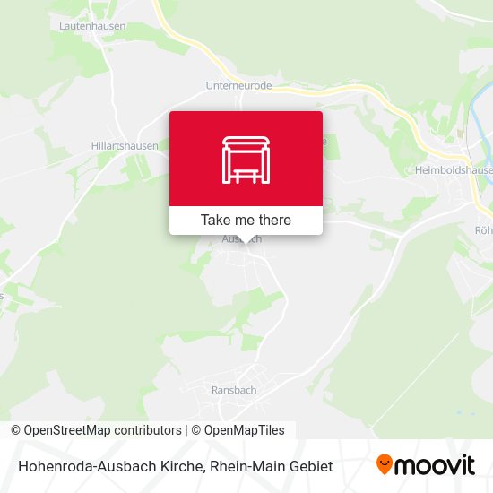 Карта Hohenroda-Ausbach Kirche