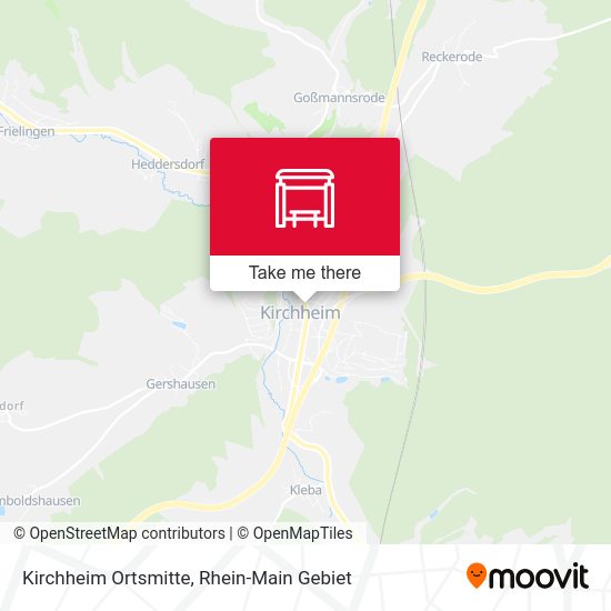 Карта Kirchheim Ortsmitte