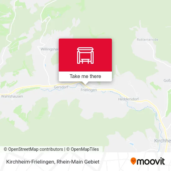 Карта Kirchheim-Frielingen
