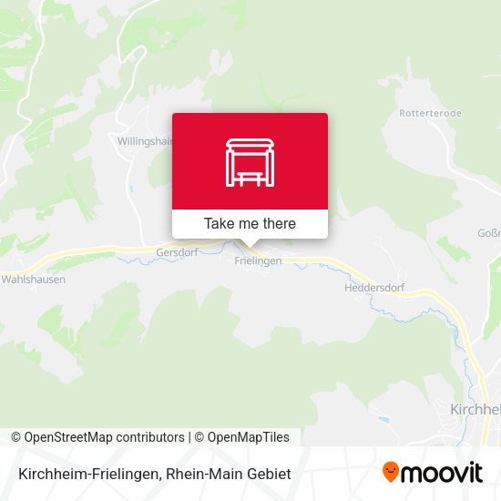 Карта Kirchheim-Frielingen