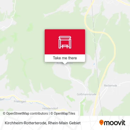 Карта Kirchheim-Rotterterode