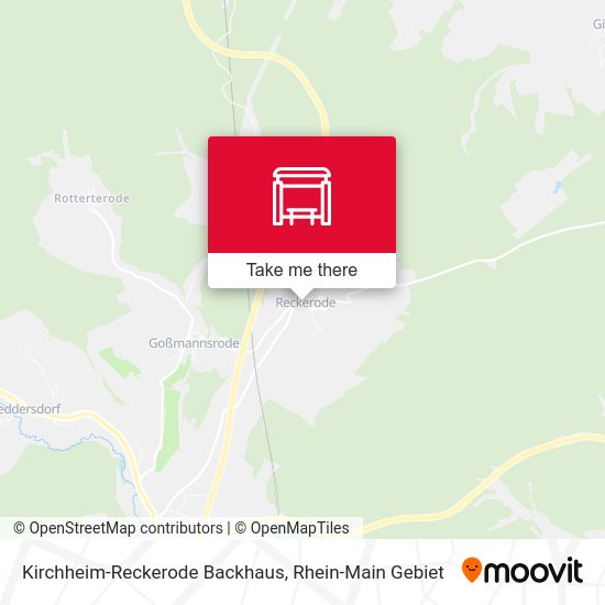 Карта Kirchheim-Reckerode Backhaus