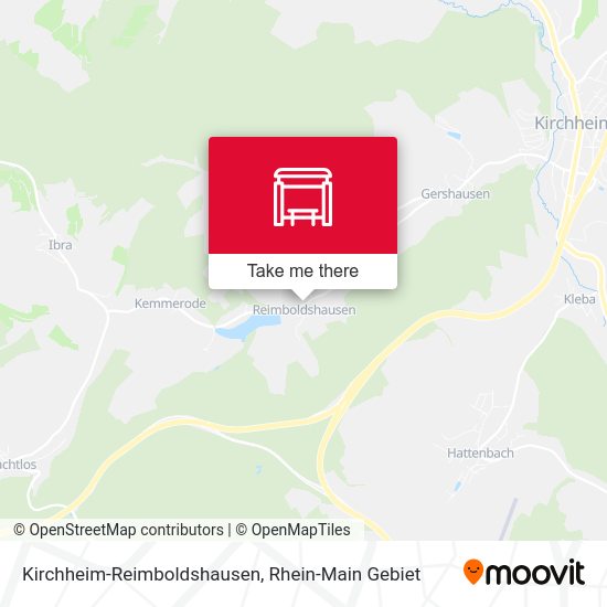 Карта Kirchheim-Reimboldshausen