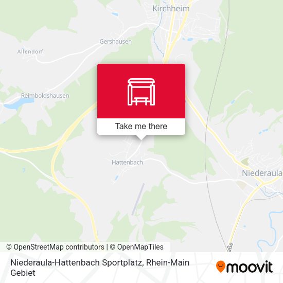 Niederaula-Hattenbach Sportplatz map