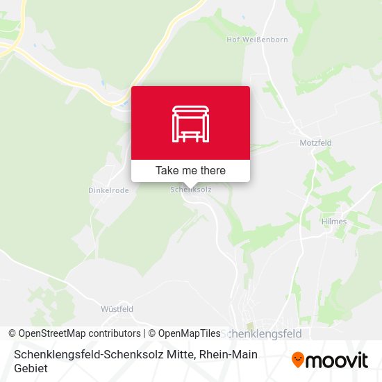 Карта Schenklengsfeld-Schenksolz Mitte