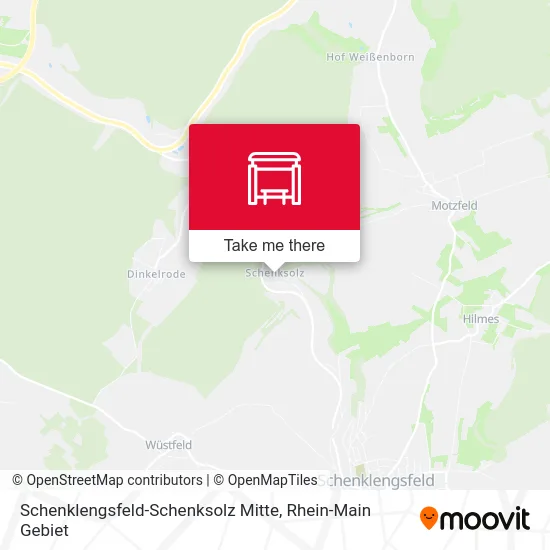 Карта Schenklengsfeld-Schenksolz Mitte
