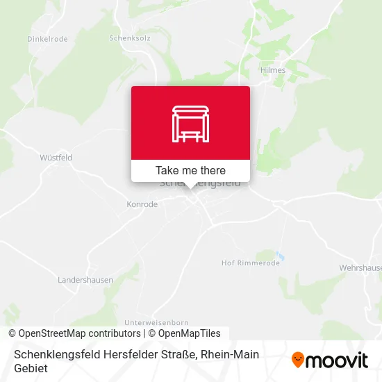 Карта Schenklengsfeld Hersfelder Straße