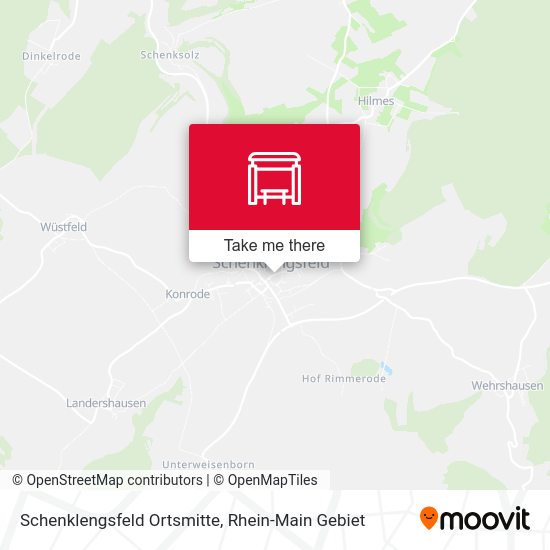 Карта Schenklengsfeld Ortsmitte