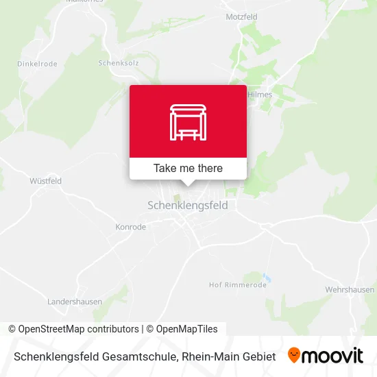 Карта Schenklengsfeld Gesamtschule