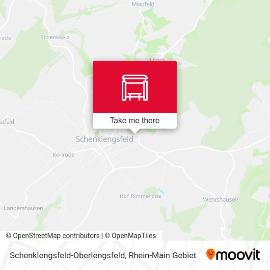 Карта Schenklengsfeld-Oberlengsfeld