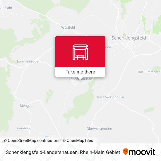 Schenklengsfeld-Landershausen map